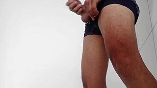 soloboy stroking himself hard in a private moment