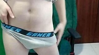 gay guy fucks chair hard!