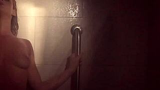 Wow, Sexy Dahlia's Naughty Shower Fun With Her Pussy!