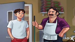 ฉันติดกับก้นเม็กซิกันแก่ใน Summertimesaga