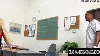 Teacher kelli staxxx railed by hung student in fishnets