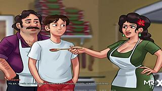 ฉันติดกับก้นเม็กซิกันแก่ใน Summertimesaga