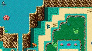 Bulma's adventure continues with monster encounters