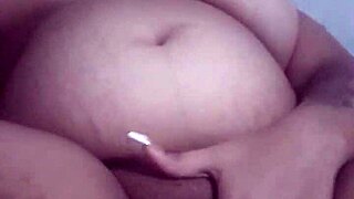 Naughty Brunette Gets Cum on Her Face in Intense Orgasm!