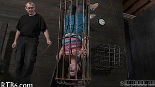 i watched angel cry as she got punished, her tears flowing during the intense session.