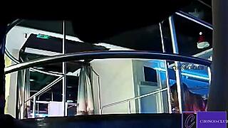 In Cuenca, a latina couple engages in voyeur blowjob with BIG COCK and small tits.