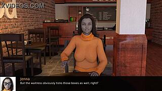 amateur teen 18+ shows attractive figure in casual video