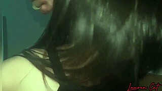 Morena takes cumshot