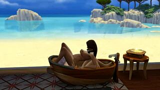 Seraphina Bangs Neighbor in Sims 4