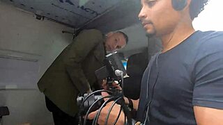 Monique bertolini gives tour of motorhome workshop in california