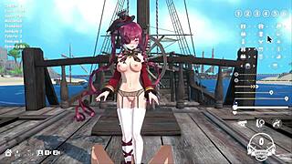 Captain Be Horny Sailing: Episode 1 with the big-breasted captain.