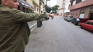 Monique bertolini gives tour of motorhome workshop in california