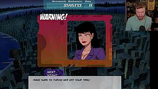 dc gone wrong with boobs exposed