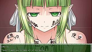 yo, check out marie the tragic elf in this hentai game bang