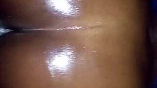 Big wet oiled ass gets creamy backshots 😍