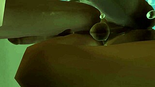 In a 3D world, young character gets sucked in bathroom