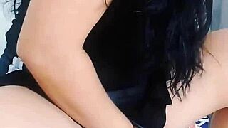 Young Asian Student Teases Pussy for Online Creep