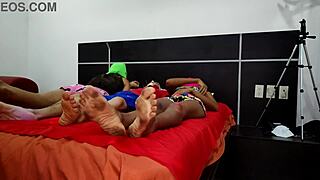 morena's dirty tastes in homemade interracial trio