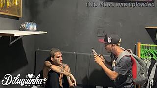 Photographer tried to seduce hetero client and it led to anal licking