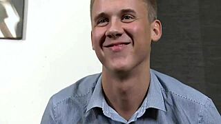 why does that beautiful gay stud get such a wet blowjob?