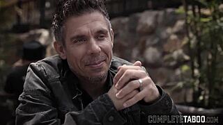 kinky teen 18+ stepdaughter gets spitroasted