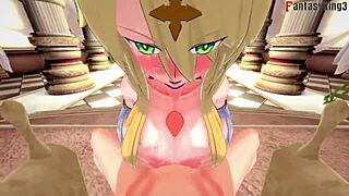 Artoria pendragon gets fucked hard by monster cock in fate zero anime