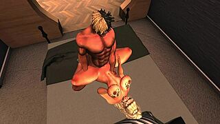 i'm in this random act of sex, fucking the milf blonde in hentai style