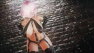 Mashu Kyreilight in MMD Lupin R18