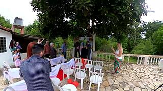 Brunette Marries For Monster Cock, Natzinha Morena!