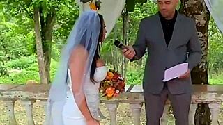 Brunette Marries For Monster Cock, Natzinha Morena!