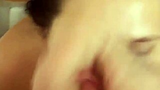 The story of her sucking his hard dick with licking and fucking