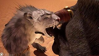 Watch this wild furry hentai where the assfucking is intense