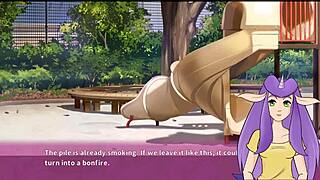 This cute ninja in panties from Ninnin Days Part 2 is so sexy