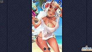 asaka's summer beach sex party with naked group fun.