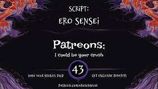 celebrity crush audio brings relaxing erotic feelings and gentle orgasms for women in pov style