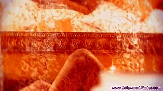 Brunette cougar undresses erotically, dancing and teasing with striptease