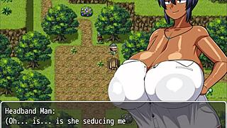 Tanned Girl Natsuki Hentai Game Ep 4 Plump Sweaty Sexy Curvy Body