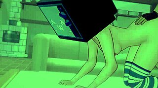 Wow, the TV woman enjoys sex while wearing her bikini!