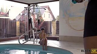 Huge Black Dick Makes Slender White Chick Madelina Dee Horny