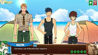 Game friends camp episode 17 - scout badges russian voice acting 🎉