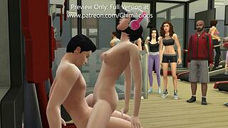 sexercise with my horny girlfriend at the gym 💪😏