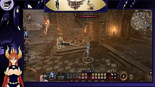 i'm lex in baldurs gate 3, exploring lewd adventures with big tits.