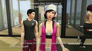 sexercise with my horny girlfriend at the gym 💪😏