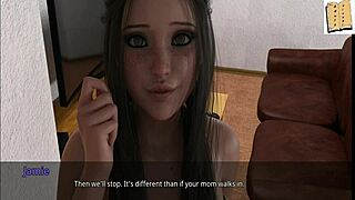 Jamie Excels At Deepthroating Big Cocks In This 3D Hentai Game!