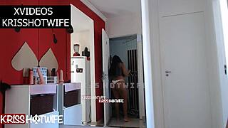 Old Wife in See-Through Lingerie Welcomes Delivery Guy with Big Ass Fetish