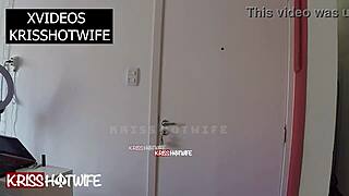 Old Wife in See-Through Lingerie Welcomes Delivery Guy with Big Ass Fetish