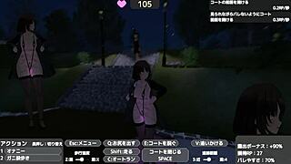 Sereka Exposes Herself in Naked Coat Outdoors