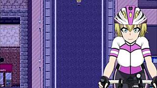 loira perde a virgindade no meio do escuro da noite - flash cycling - parte 4