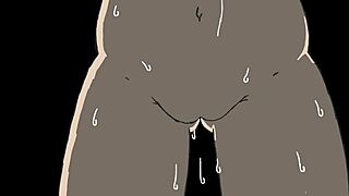 Bent Over Doggystyle Blowjob in Cartoon Creampie