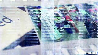 Shoplifter Melody Marks Fucks Officer Jack to Keep Her Camera in Wild Office Deal